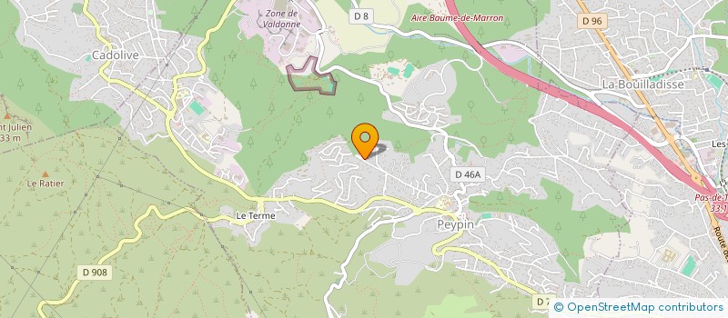 localisation de l'entreprise MONSIEUR PAUL GARCON  PEYPIN