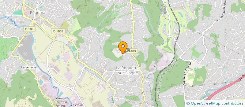 localisation de l'entreprise MONSIEUR PAUL GARNIER à LA ROQUETTE-SUR-SIAGNE