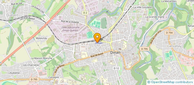 localisation de l'entreprise MONSIEUR PAUL GARRIC  DINAN