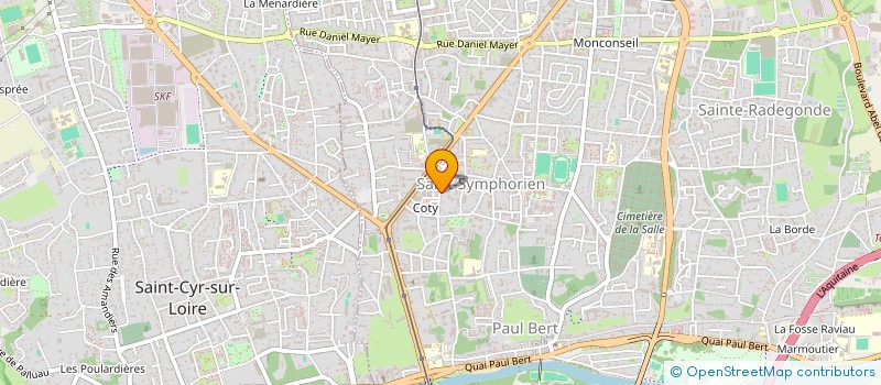 localisation de l'entreprise MONSIEUR PAUL GASCHIGNARD  TOURS