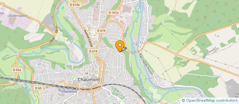 localisation de l'entreprise MONSIEUR PAUL GAST à CHAUMONT