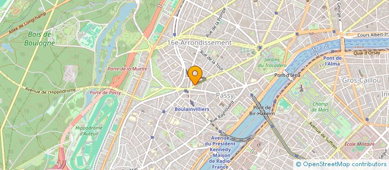 localisation de l'entreprise MONSIEUR PAUL GASTON  PARIS