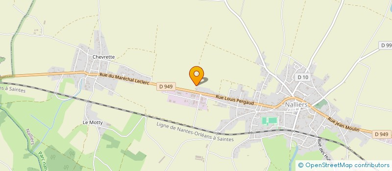 localisation de l'entreprise MONSIEUR PAUL GATTEAU  NALLIERS