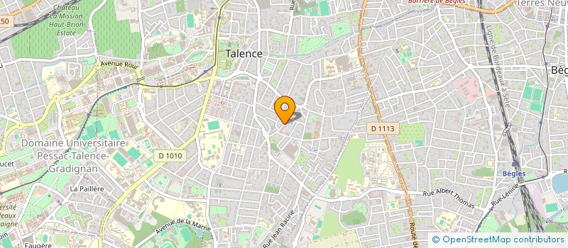 localisation de l'entreprise MONSIEUR PAUL GATTIER à TALENCE