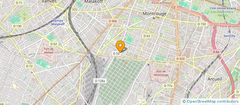 localisation de l'entreprise MONSIEUR PAUL GAUDRIAULT  MONTROUGE