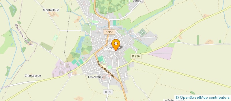 localisation de l'entreprise MONSIEUR PAUL GAULTIER à LEVROUX