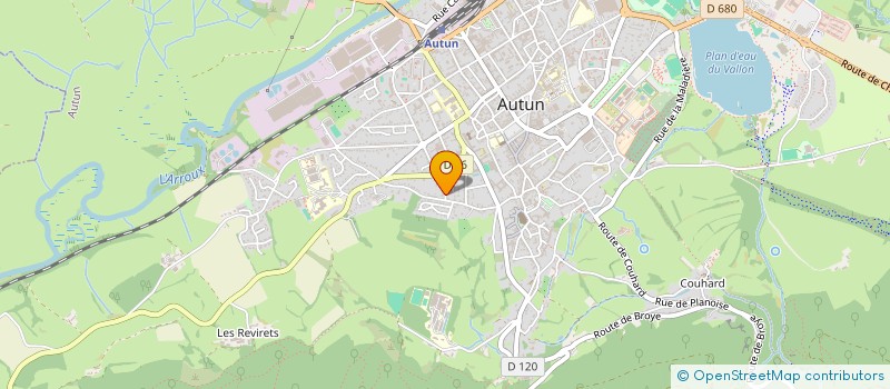 localisation de l'entreprise MONSIEUR PAUL GAUTHEY à AUTUN