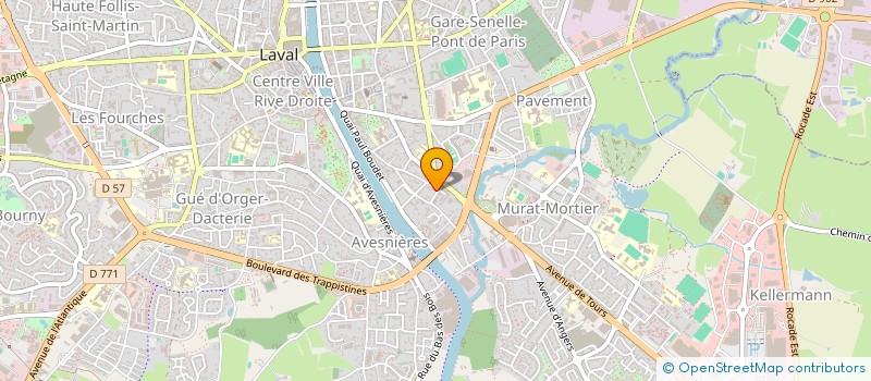 localisation de l'entreprise MONSIEUR PAUL GAUTIER à LAVAL