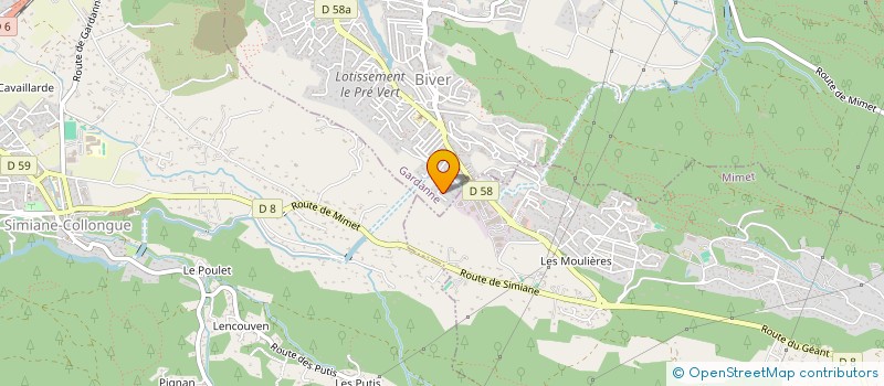 localisation de l'entreprise MONSIEUR PAUL GAUTIER à GARDANNE