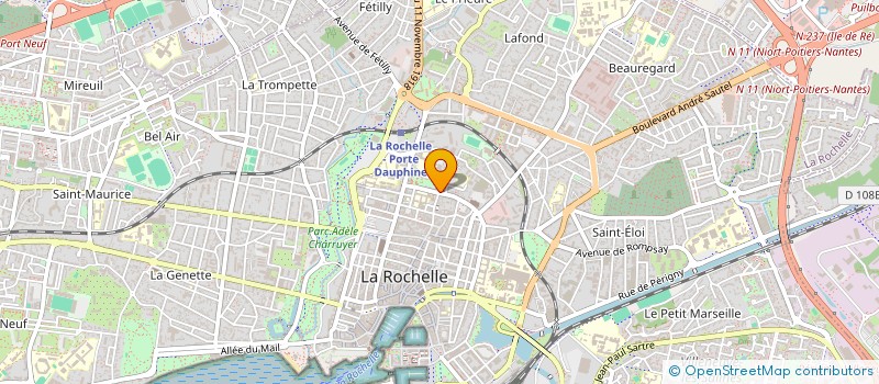 localisation de l'entreprise MONSIEUR PAUL GAUTIER BRET  LA ROCHELLE