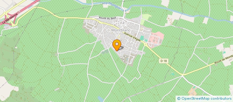 localisation de l'entreprise MONSIEUR PAUL GAUTREAU  MONTBLANC