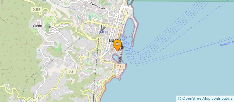 localisation de l'entreprise MONSIEUR PAUL GAVINI à BASTIA