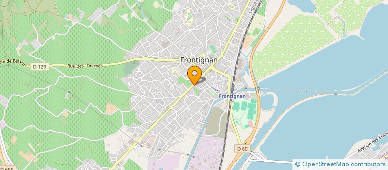 localisation de l'entreprise MONSIEUR PAUL GAYTE à FRONTIGNAN