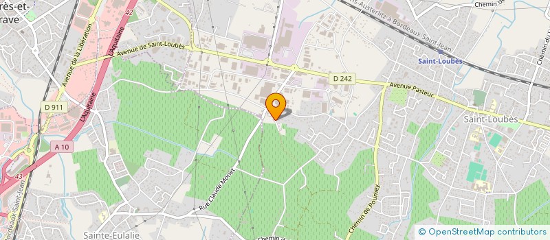 localisation de l'entreprise MONSIEUR PAUL GENEAU  SAINT LOUBES