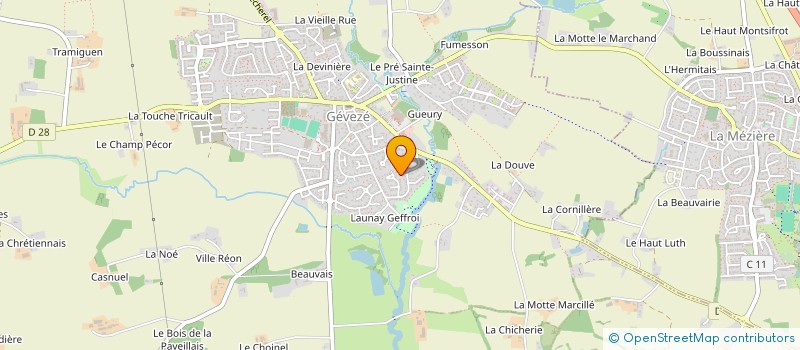 localisation de l'entreprise MONSIEUR PAUL GENISSEL  GEVEZE