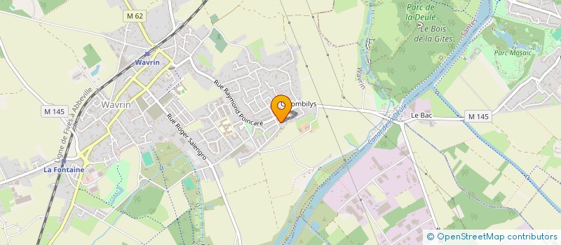 localisation de l'entreprise MONSIEUR PAUL GEORGE  WAVRIN