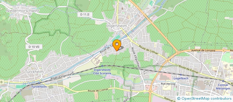 localisation de l'entreprise MONSIEUR PAUL-GEORGES ALVES  INGERSHEIM