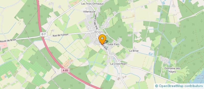 localisation de l'entreprise MONSIEUR PAUL GERMAIN  LES BOIS D'ANJOU