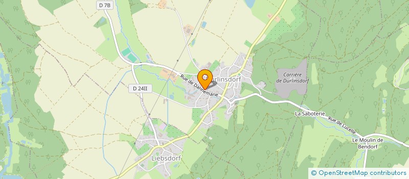 localisation de l'entreprise MONSIEUR PAUL GERSTER  DURLINSDORF