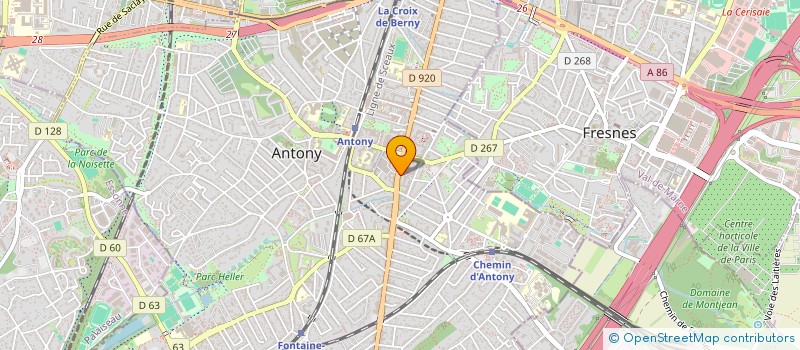 localisation de l'entreprise MONSIEUR PAUL GHARBI à ANTONY