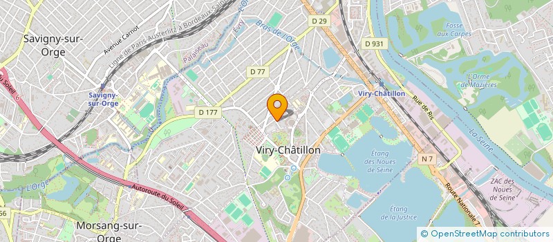 localisation de l'entreprise MONSIEUR PAUL GHASSIBI à VIRY-CHATILLON