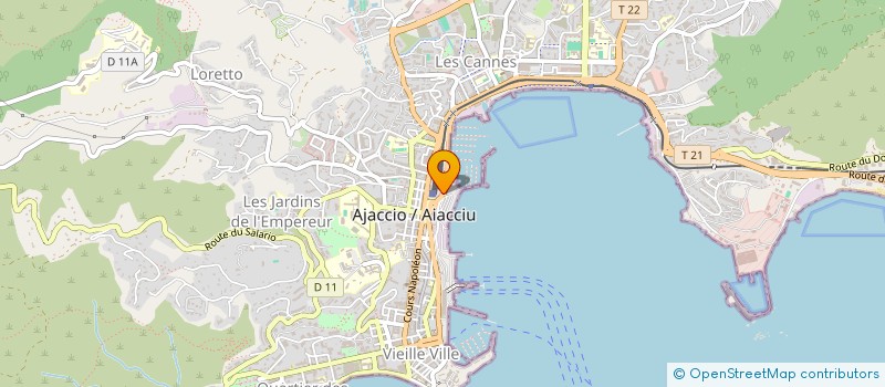 localisation de l'entreprise MONSIEUR PAUL GIACOMONI à AJACCIO
