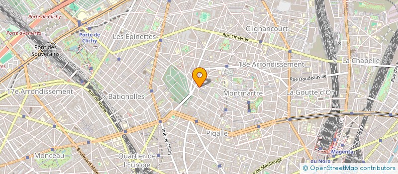 localisation de l'entreprise MONSIEUR PAUL GIACOMOTTO  PARIS