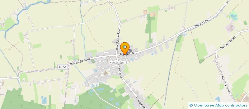 localisation de l'entreprise MONSIEUR PAUL GIAQUINTA  FESTUBERT