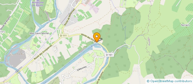 localisation de l'entreprise MONSIEUR PAUL GILLES à RUOMS