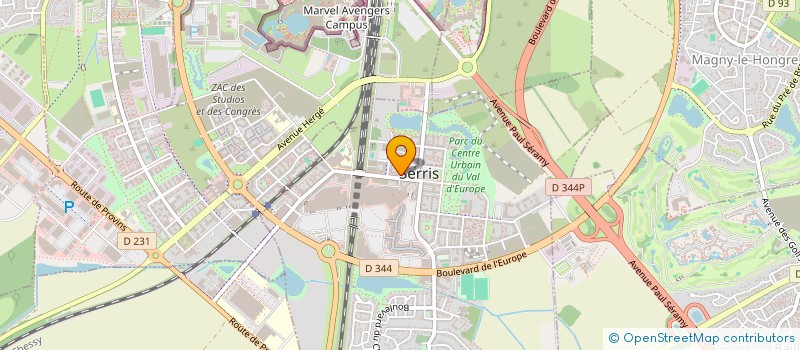 localisation de l'entreprise MONSIEUR PAUL GILLON  SERRIS