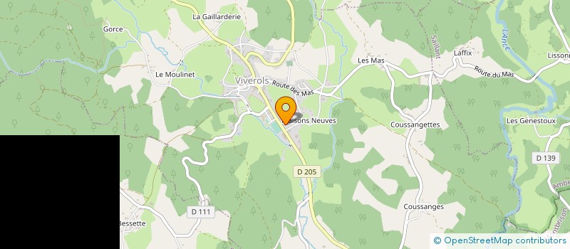 localisation de l'entreprise MONSIEUR PAUL GIRARD  SAUVESSANGES