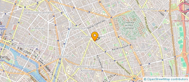 localisation de l'entreprise MONSIEUR PAUL GIRARD  PARIS