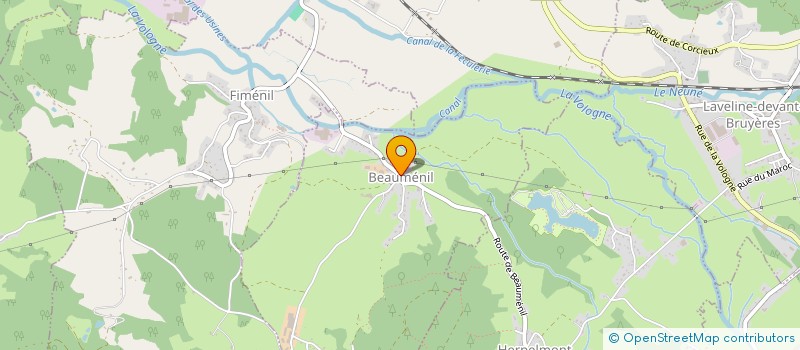 localisation de l'entreprise MONSIEUR PAUL GIRARD  BEAUMENIL