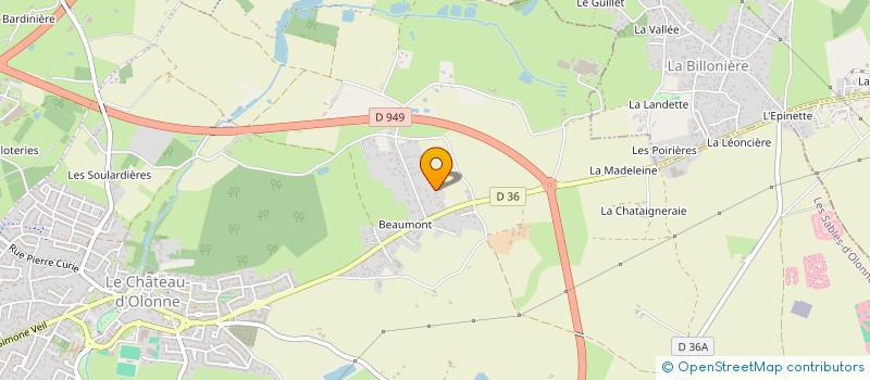 localisation de l'entreprise MONSIEUR PAUL GIRARD à LES SABLES D'OLONNE