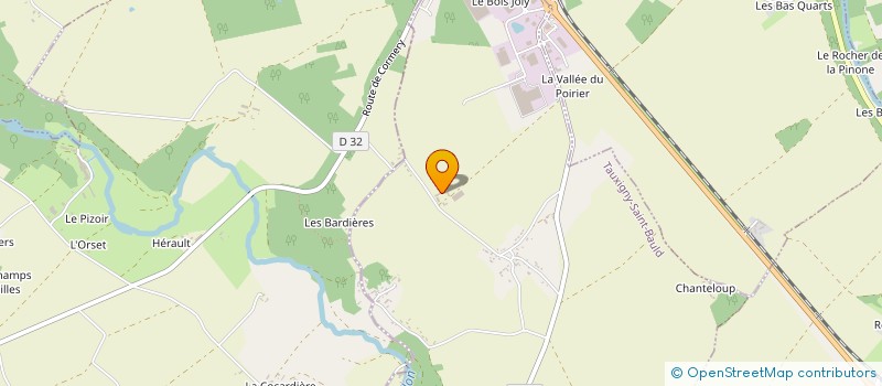 localisation de l'entreprise MONSIEUR PAUL GIRARD  TAUXIGNY-SAINT-BAULD