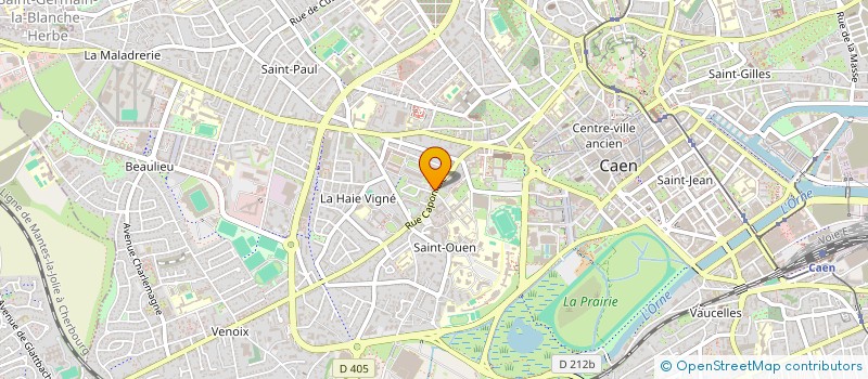 localisation de l'entreprise MONSIEUR PAUL GIRAUD à CAEN