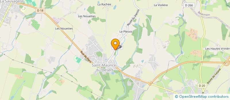 localisation de l'entreprise MONSIEUR PAUL GIRAULT à LES MONTS D'ANDAINE