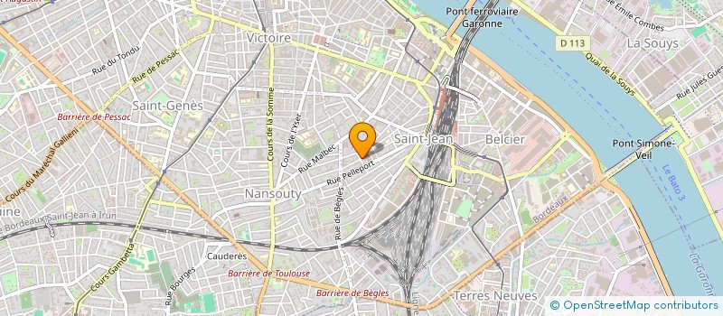 localisation de l'entreprise MONSIEUR PAUL GIRESSE  BORDEAUX