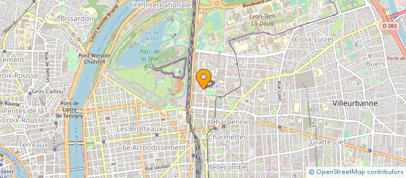 localisation de l'entreprise MONSIEUR PAUL GIRIN  VILLEURBANNE