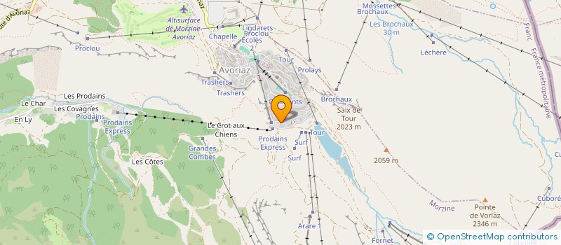 localisation de l'entreprise MONSIEUR PAUL GLEIZE  MORZINE