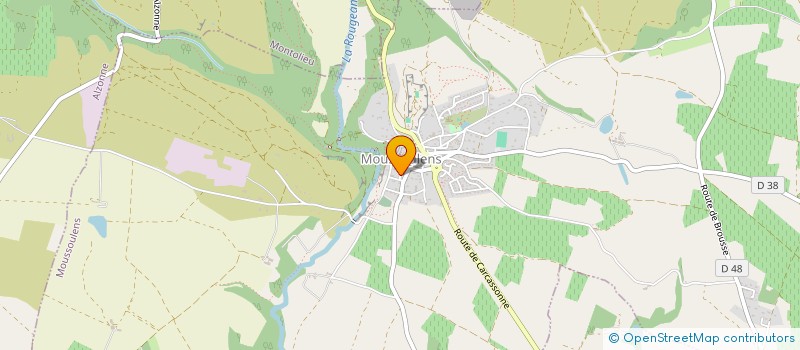 localisation de l'entreprise MONSIEUR PAUL GLORIEUX  MOUSSOULENS