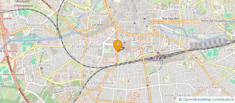 localisation de l'entreprise MONSIEUR PAUL GODARD  RENNES