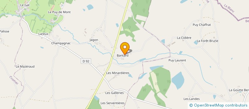 localisation de l'entreprise MONSIEUR PAUL GODDARD à SAINT-GEORGES-LES-LANDES