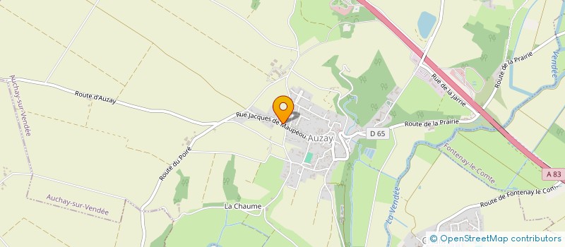 localisation de l'entreprise MONSIEUR PAUL GODET  AUCHAY-SUR-VENDEE