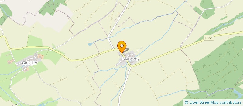 localisation de l'entreprise MONSIEUR PAUL GODFRIN  MATTEXEY
