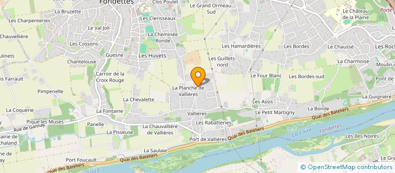 localisation de l'entreprise MONSIEUR PAUL GODFROI  FONDETTES