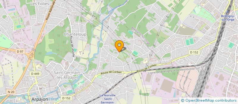 localisation de l'entreprise MONSIEUR PAUL GODICHE à SAINT-GERMAIN-LES-ARPAJON