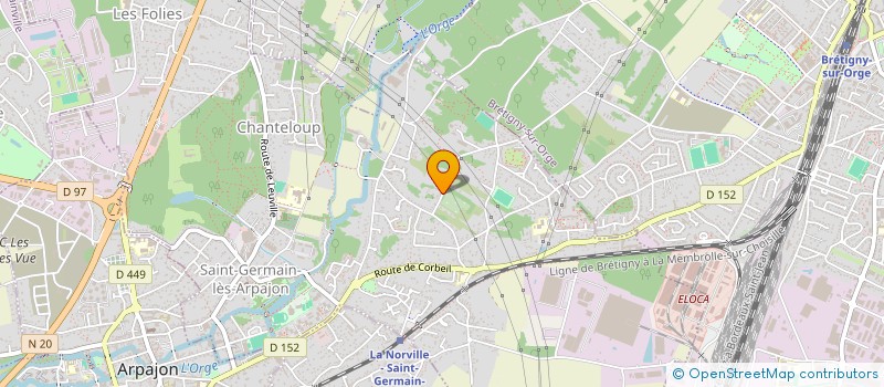 localisation de l'entreprise MONSIEUR PAUL GODICHE à SAINT-GERMAIN-LES-ARPAJON