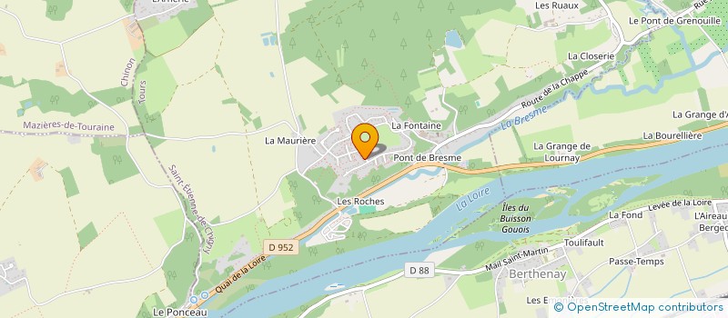 localisation de l'entreprise MONSIEUR PAUL GOMBERT  SAINT-ETIENNE-DE-CHIGNY