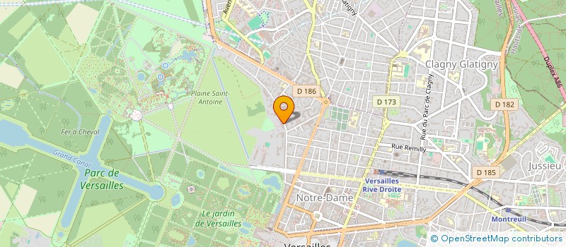 localisation de l'entreprise MONSIEUR PAUL GONDALLIER DE TUGNY à VERSAILLES